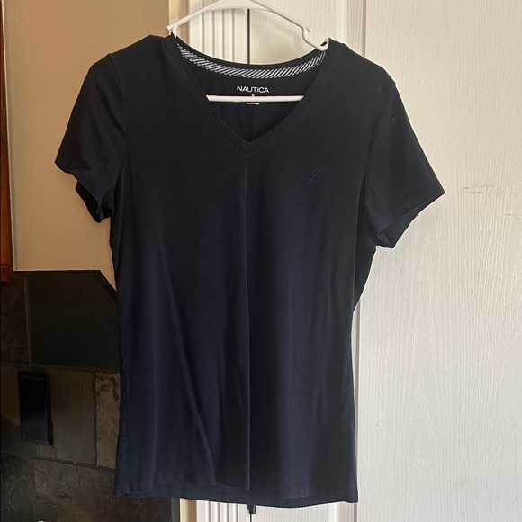 Nautica Tops - Nautica Women's Navy V-Neck Tee